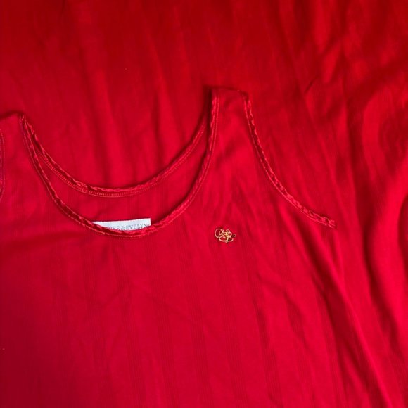 Crabtree & Evelyn • red cotton Nightgown NWOT - Picture 5 of 5